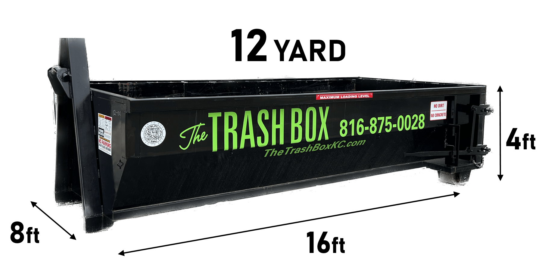 12 yd  info - dumpster rental in kansas city